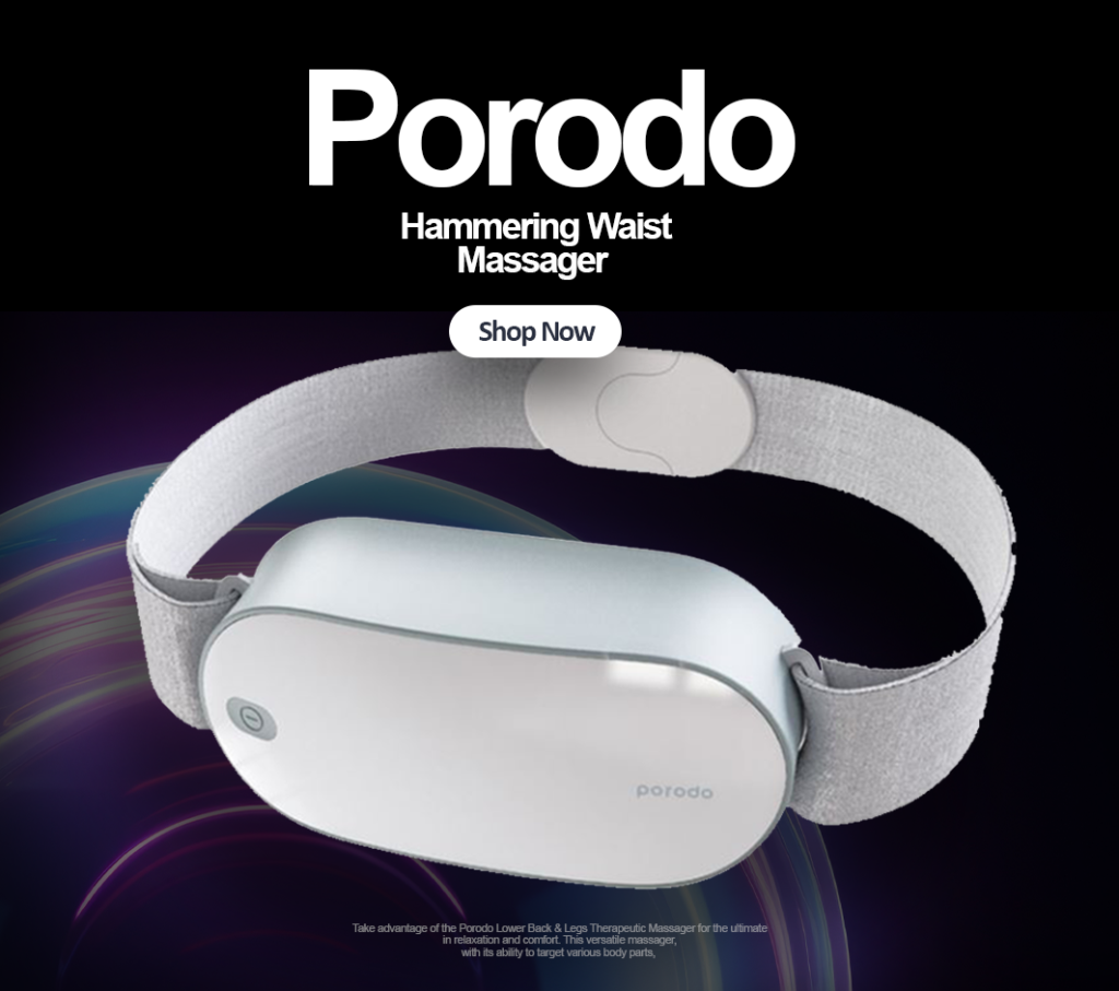 Porodo Hammering waist massager